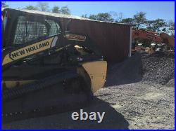 2015 New Holland C232 Compact Track Skid Steer Loader with Cab Clean Only 1300Hrs