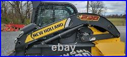 2015 New Holland C238 Skidloader. 1059 Hours! Full Cab! 2 Speed! High Flow