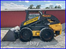 2015 New Holland L223 Skid Steer Loader with Solid Tires Only 900Hrs