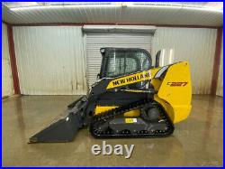 2017 New Holland C227 Cab Compact Track Loader With A/c And Heat