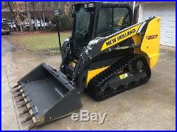 2018 New Holland C227 Compact Track Loader withCab, A/C Heat, Stereo ONLY 31 HRS
