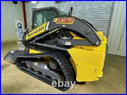 2018 New Holland C232 Standard Flow Cab Skid Steer Track Loader