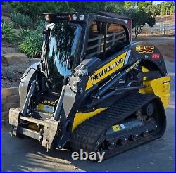 2023 New Holland C345 Track Skid Steer Loader, 102 Hrs! Mint Condition