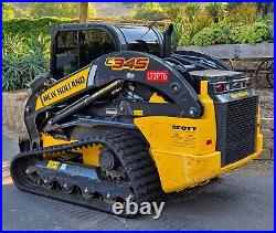 2023 New Holland C345 Track Skid Steer Loader, 102 Hrs! Mint Condition