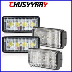 222004A2 Skid Steer 4 LED Headlight Fits Case For Deere Fits New Holland
