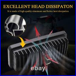 222004A2 Skid Steer 4 LED Headlight Fits Case For Deere Fits New Holland