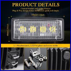 222004A2 Skid Steer 4 LED Headlight Fits Case For Deere Fits New Holland