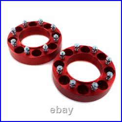 2PCS Skid Steer 8Lug Wheel Spacers For Bobcat Case CAT John Deere New Holland