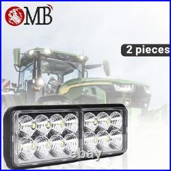 2PCS TL650 LED Work Tractor Light For Ford New Holland Skid Steer High/low Beam