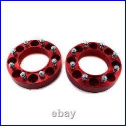 2Pcs Skid Steer Wheel Spacers 2 8Lug fit Bobcat Case CAT John Deere New Holland