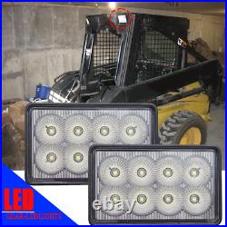 2X LED Work Light For New Holland Skid Steer LX465 LX485 LX565 LX665 LX865 LX885