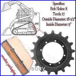 2x Drive Sprocket For Case TR270 TV370 TV450 TV380 440CT 445CT 420CT Gehl RT250