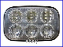 2x LED Head Light To Fit Case IH Ford New holland Skid Steer Replaces 84306337
