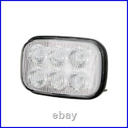 2x LED Head Light To Fit Case IH Ford New holland Skid Steer Replaces 84306337