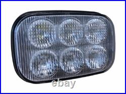 2x LED Head Light To Fit Case IH Ford New holland Skid Steer Replaces 84306337