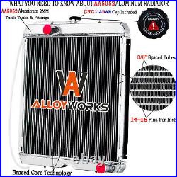 3 ROW Radiator For Case 430 450 420 440 410 Fit New Holland L185 L180 L175 C175