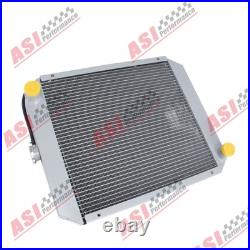 3 Row Aluminum Radiator for Ford New Holland Skid Steer LS180, LX865 LX885 L865