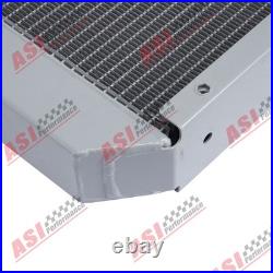 3 Row Aluminum Radiator for Ford New Holland Skid Steer LS180, LX865 LX885 L865