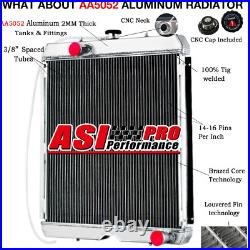 3 Row Radiator Fit New Holland Skid Steer Loader C175, C185 Case 410 420 430 440