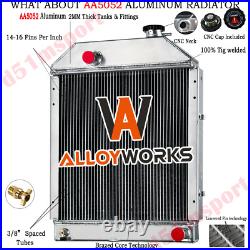 3 Row Radiator For New Holland Skid Steer L555 L554 John Deere 675 #mg771716