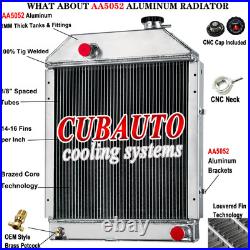 3 Rows Radiator Fits New Holland Skid Steer L555 L554 John Deere 675 #mg771716
