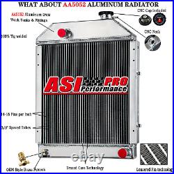 3 Rows Radiator fits New Holland L555 L554 John Deere 675 771716 771706