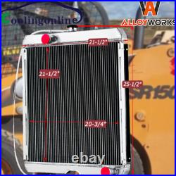 3-core Radiator Fit New Holland Skid Steer Loader C175, C185, C190, L175, L180, L185