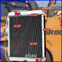 3-core Radiator Fit New Holland Skid Steer Loader C175, C185, C190, L175, L180, L185