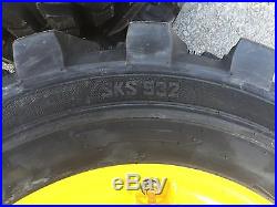 4-10-16.5 HD Skid Steer Tires-Camso SKS532-10X16.5 John Deere 6 lug 4475, 5575