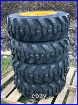 4-10-16.5 SKS-1 Skid Steer Tires/Rims for New Holland L553, L555, LS150 (6 LUG)