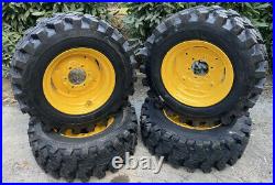 4-10-16.5 SKS-9 Skid Steer Tires/Rims for New Holland (6 LUG) (SKS753 STYLE)