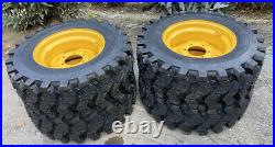 4-10-16.5 SKS-9 Skid Steer Tires/Rims for New Holland (6 LUG) (SKS753 STYLE)