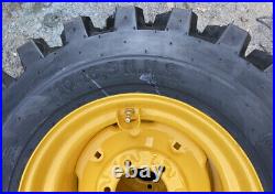 4-10-16.5 SKS-9 Skid Steer Tires/Rims for New Holland (6 LUG) (SKS753 STYLE)