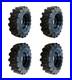 4-10-16.5 SKS732 Skid Steer Tires/Rims(Black)for Bobcat, Case, New Holland & more