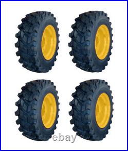 4 10-16.5 Skid Steer Tires/Wheels for New Holland -10X16.5-Forerunner SKS9-12 PR
