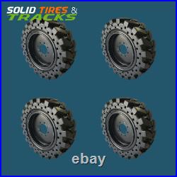 4, 12-16.5/33x12-20 Solid Skid Steer Tires fits New Holland L175, LS185, Komatsu 4, 12-16.5/33x12-20 Solid Skid Steer Tires fits New Holland L175, LS185, Komatsu