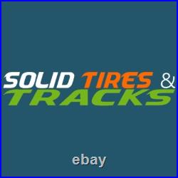 4, 12-16.5/33x12-20 Solid Skid Steer Tires fits New Holland L175, LS185, Komatsu