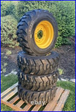4-12-16.5 SKS-1 Skid Steer Tires/Rims for New Holland LS180 & more