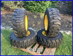 4-12-16.5 SKS-1 Skid Steer Tires/Rims for New Holland LS180 & more