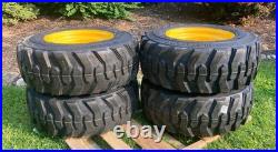 4-12-16.5 SKS-1 Skid Steer Tires/Rims for New Holland & more-14PLY-12X16.5