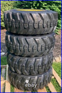4-12-16.5 SKS-1 Skid Steer Tires/Rims for New Holland & more-14PLY-12X16.5