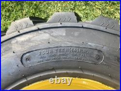 4-12-16.5 SKS-1 Skid Steer Tires/Rims for New Holland & more-14PLY-12X16.5