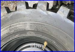 4-12-16.5 SKS-9 Skid Steer Tires/Rims, Case, New Holland Gray (SKS753 STYLE)