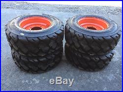 4-12-16.5 Ultra Guard MX Skid Steer Tires/Wheels/Rims for Bobcat 14 PLY-USA
