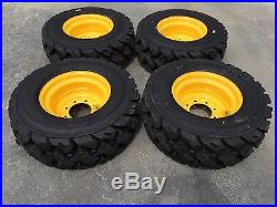 4-12-16.5 Ultra Guard MX Skid Steer Tires/Wheels/Rims for New Holland-14 PLY-USA
