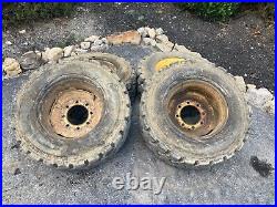 4-12X16.5 HD FOAM FILLED Skid Steer Tires-Wheels for New Holland-12-16.5-no flat