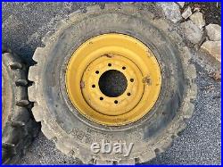 4-12X16.5 HD FOAM FILLED Skid Steer Tires-Wheels for New Holland-12-16.5-no flat