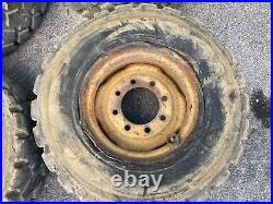 4-12X16.5 HD FOAM FILLED Skid Steer Tires-Wheels for New Holland-12-16.5-no flat