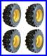 4-14-17.5 ASCENSO SSB331 Skid Steer Tires/Rims for New Holland, John Deere, Gehl