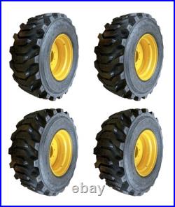 4-14-17.5 ASCENSO SSB331 Skid Steer Tires/Rims for New Holland, John Deere, Gehl